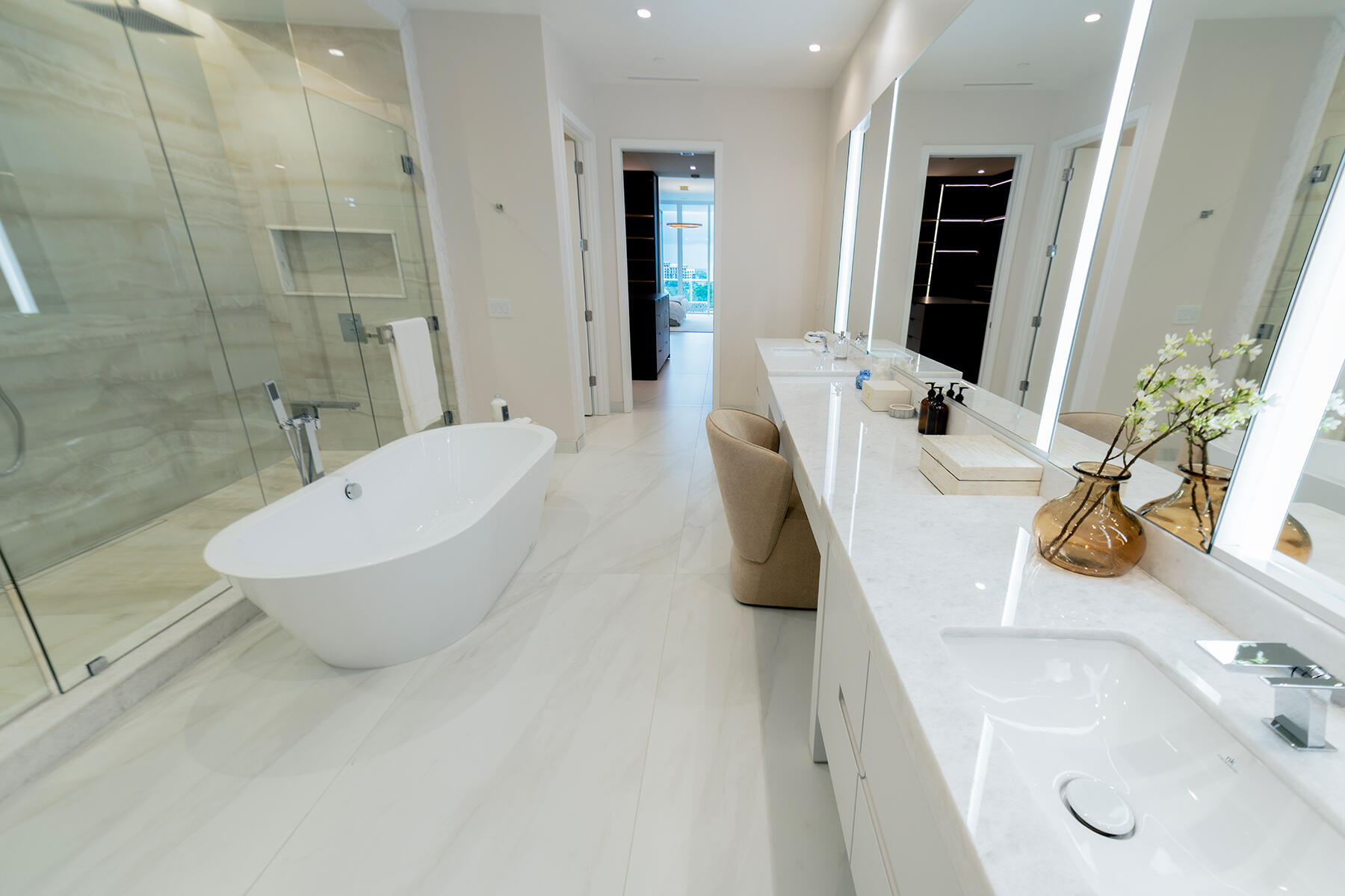 220 Southeast Mizner Boulevard, Unit 501 Boca Raton, FL 33432 - Photo 7 of 15 Master Bath 2