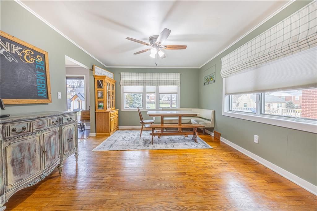 63 Evergreen Terrace Uniontown, PA 15401 - Photo 11 of 25 a living room with fireplace furniture and a large window
