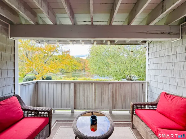 a outdoor living space with furniture and a garden