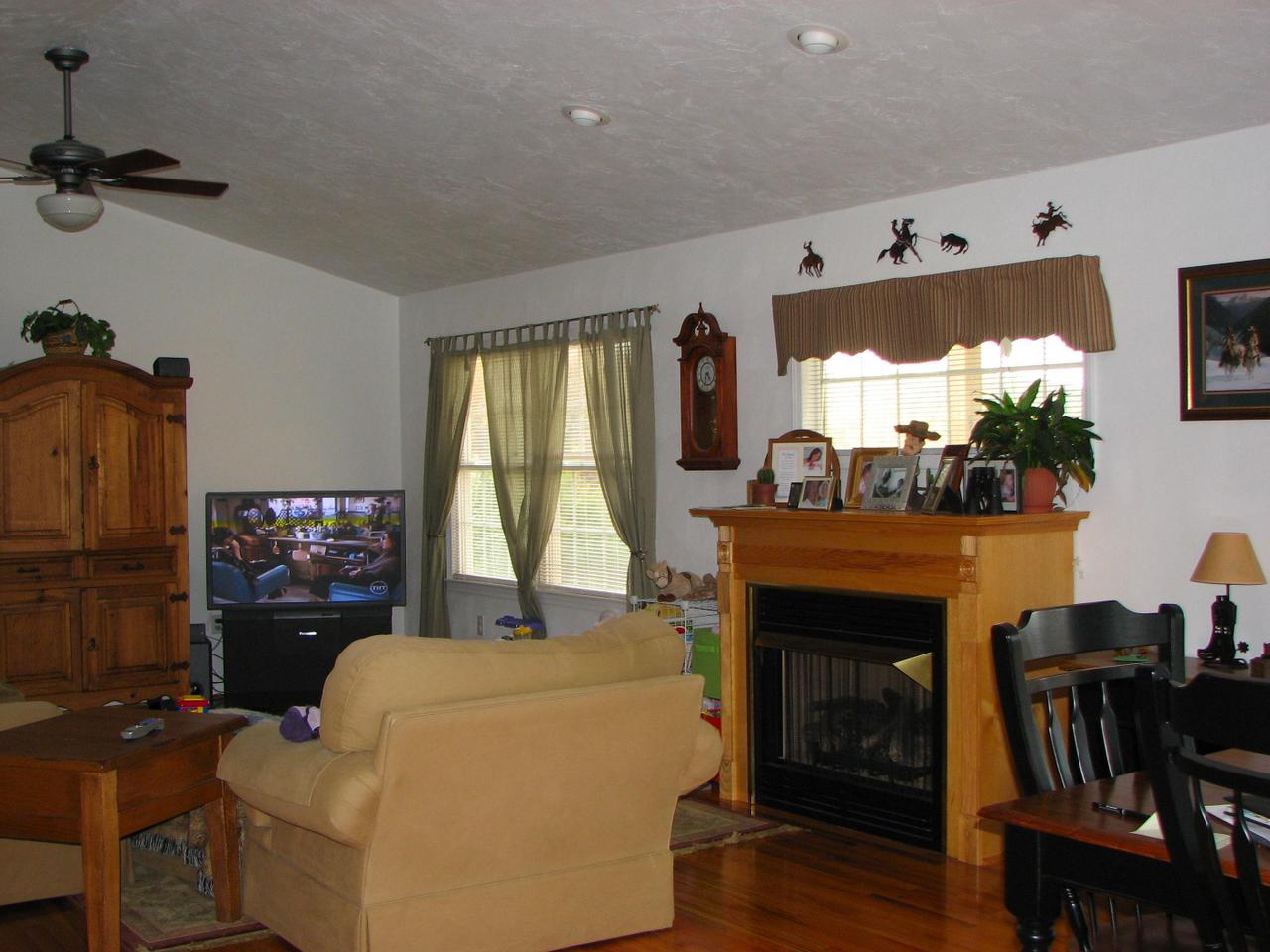 1504 Broken Bow Road Moneta, VA 24121 - Photo 20 of 31 Great Room with Gas Logs