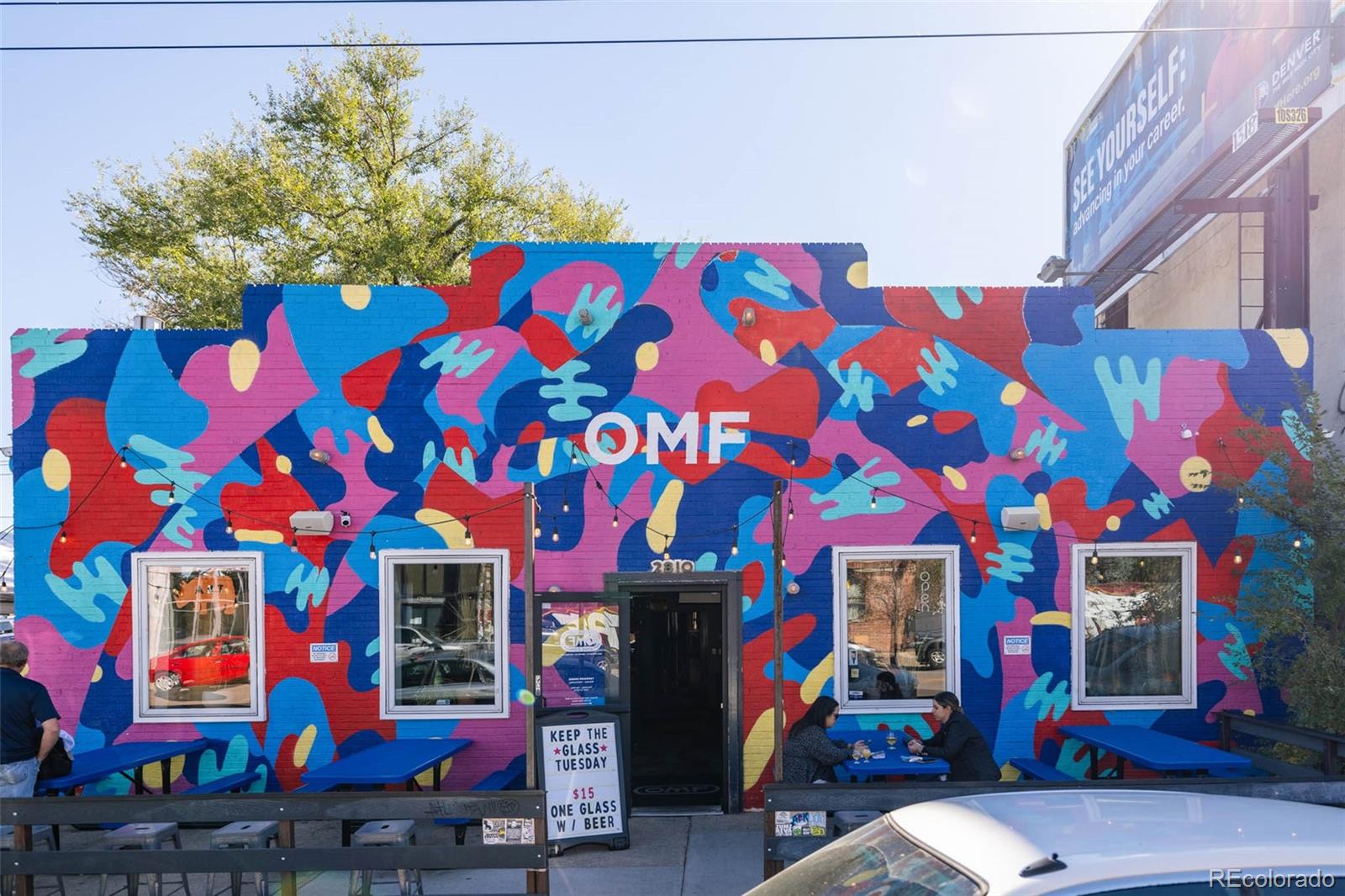 2999 Lawrence Street, Unit 202 Denver, CO 80205 - Photo 16 of 40 a front view of building with outdoor space