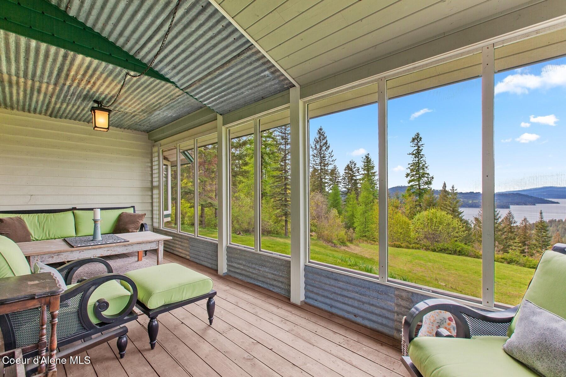 3467 East Sunset Drive Harrison, ID 83833 - Photo 31 of 55 Screened Porch