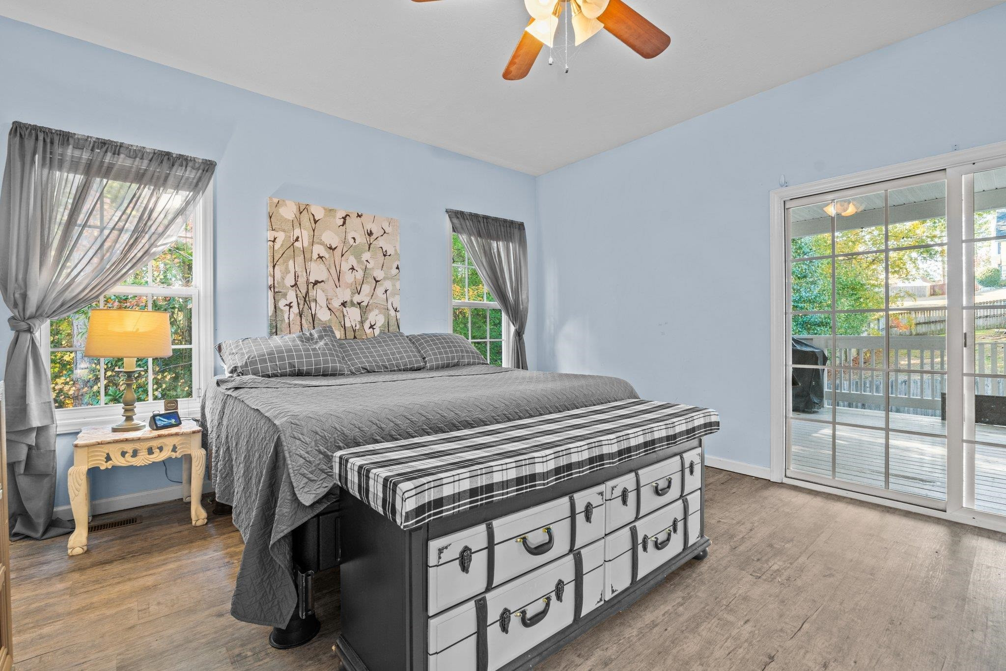 28 Commonwealth Court Cameron, NC 28326 - Photo 17 of 39 a spacious bedroom with a bed and a large window
