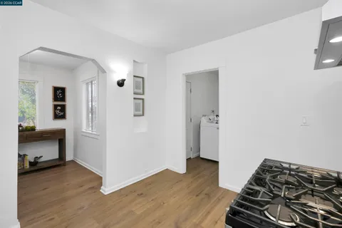a view of bedroom with hardwood floor