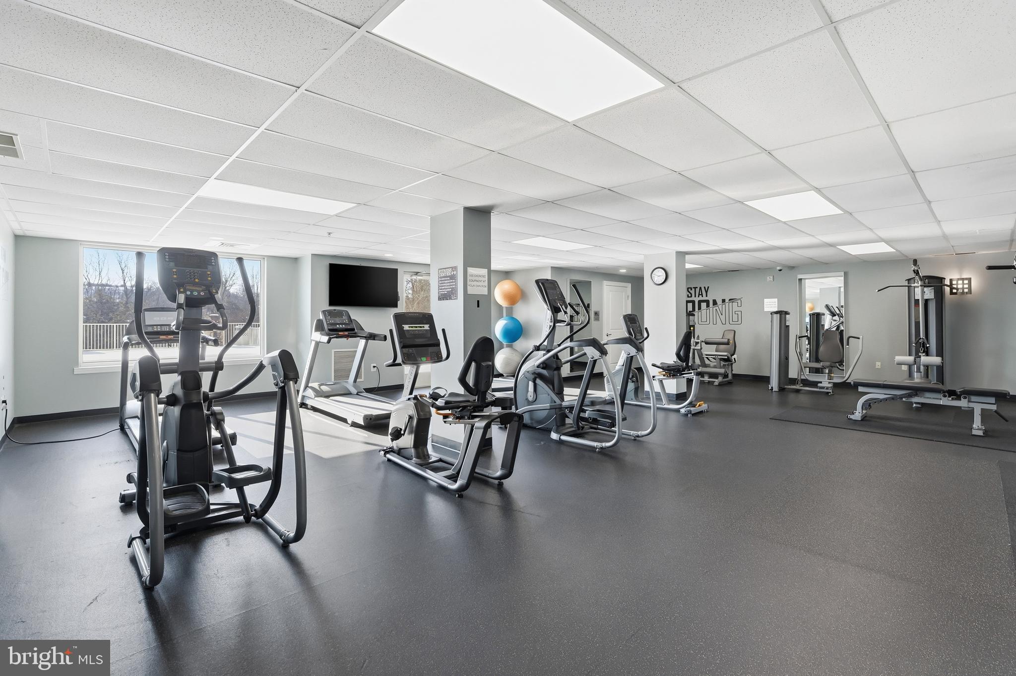 6301 Edsall Road, Unit 106 Alexandria, VA 22312 - Photo 19 of 28 a view of a room with gym equipment