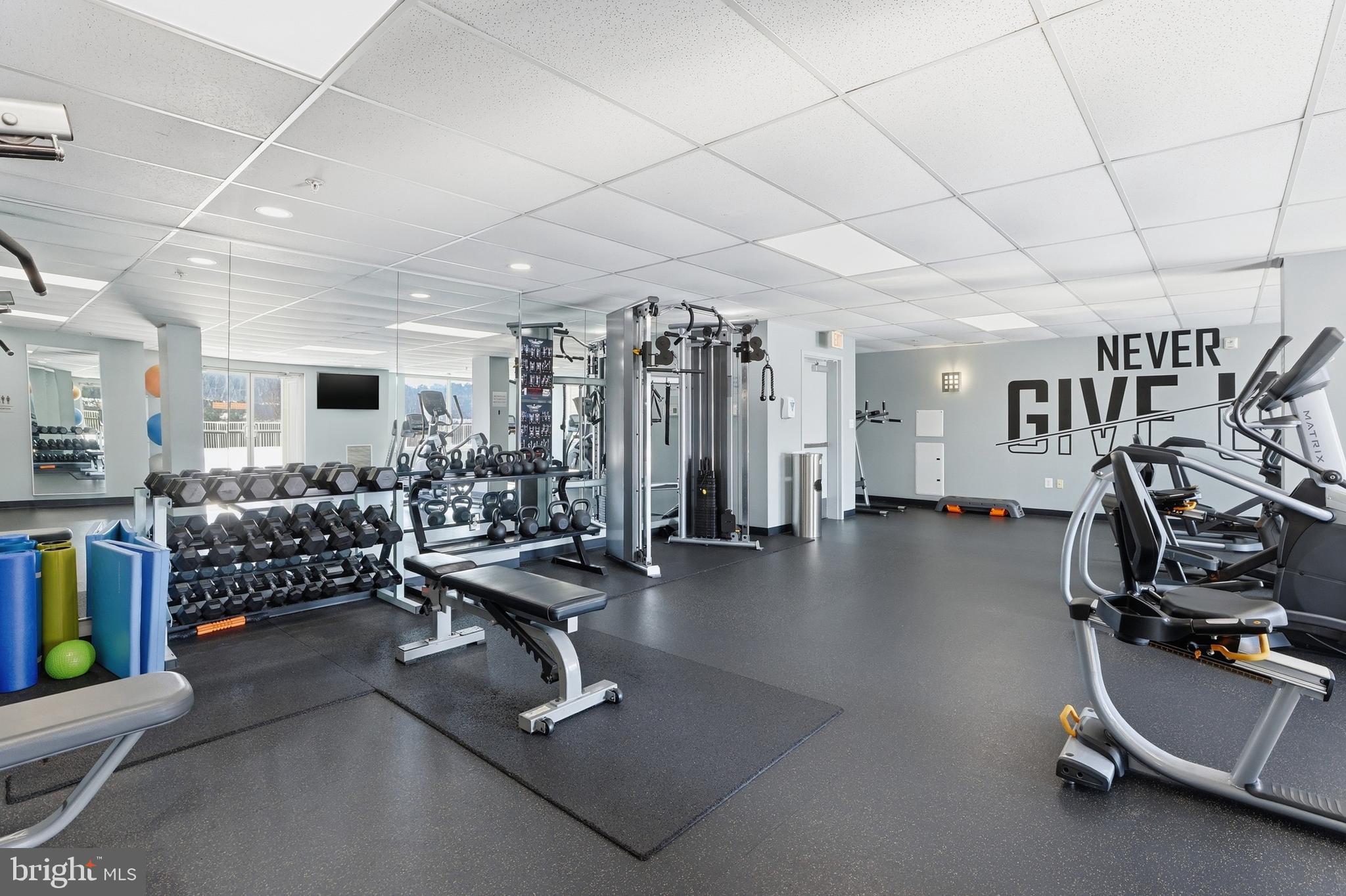 6301 Edsall Road, Unit 106 Alexandria, VA 22312 - Photo 20 of 28 a view of a room with gym equipment