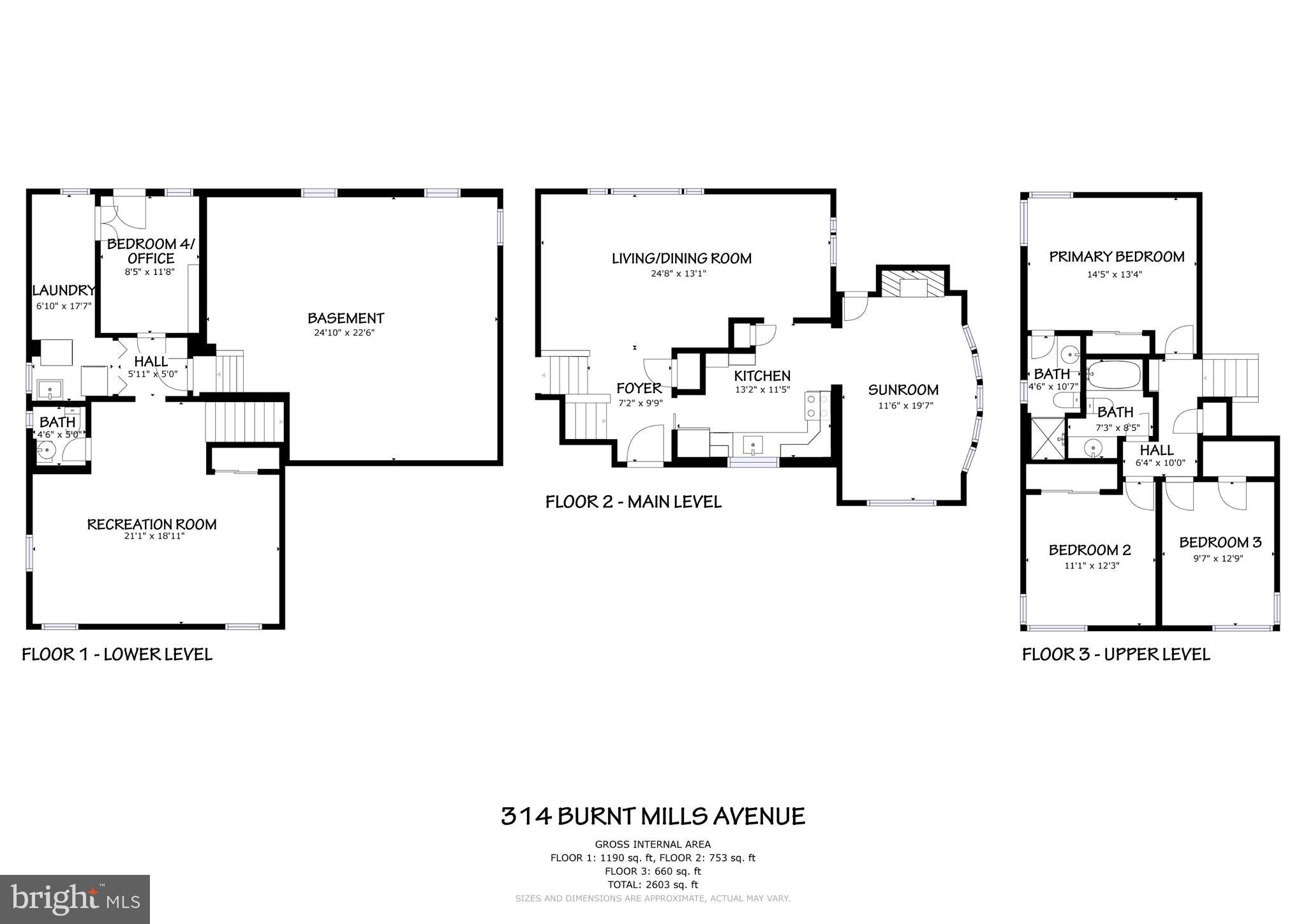 314 Burnt Mills Avenue Silver Spring, MD 20901 - Photo 29 of 29 Floor Plans