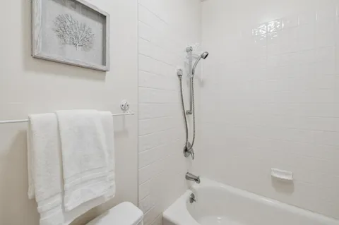 a bathroom with a sink a mirror and a potted plant