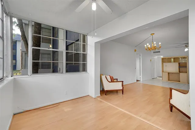 a view of a livingroom with furniture