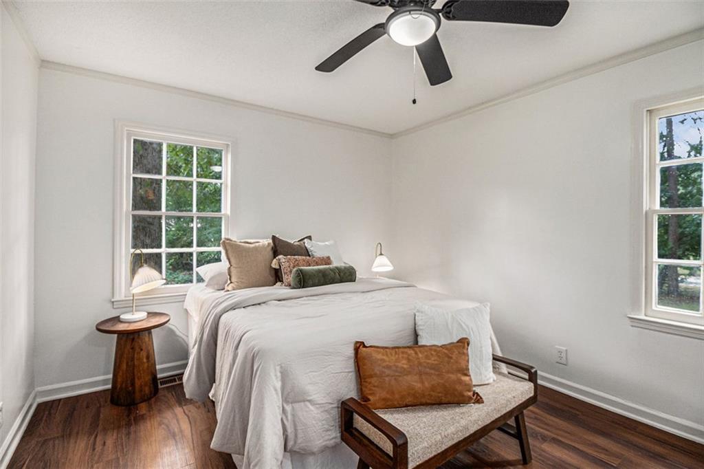 133 North Bellview Road Aragon, GA 30104 - Photo 14 of 22 a bed sitting in a bedroom next to a window