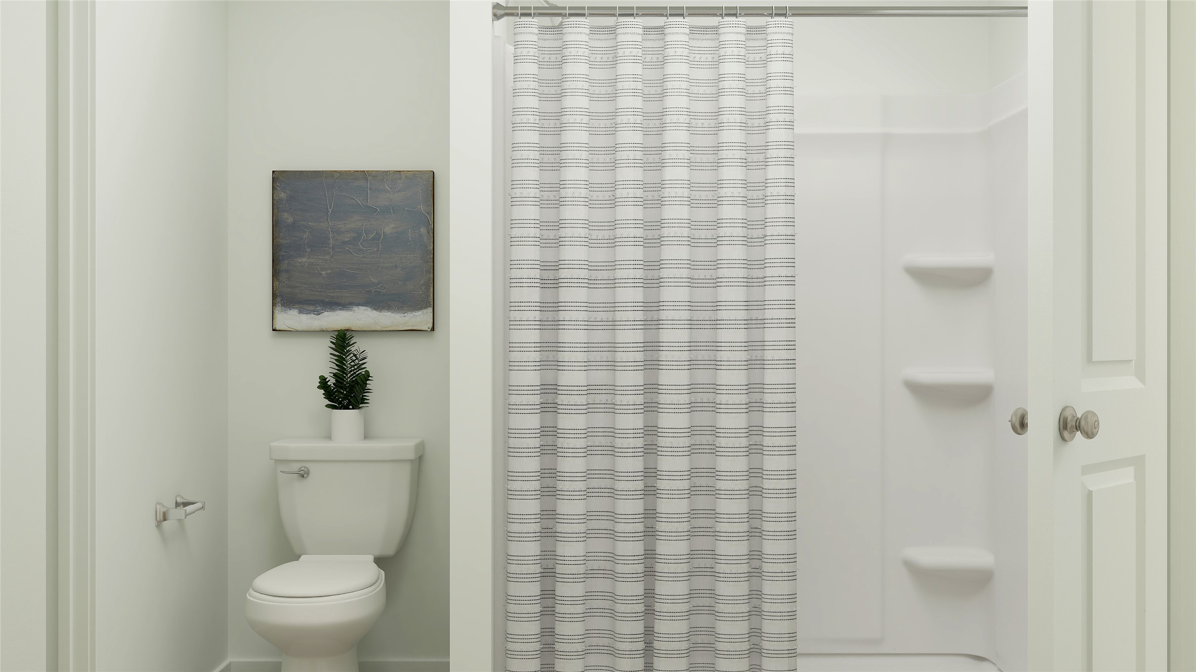 542 Paris Street Maxwell, TX 78656 - Photo 25 of 28 a bathroom with a toilet and a shower