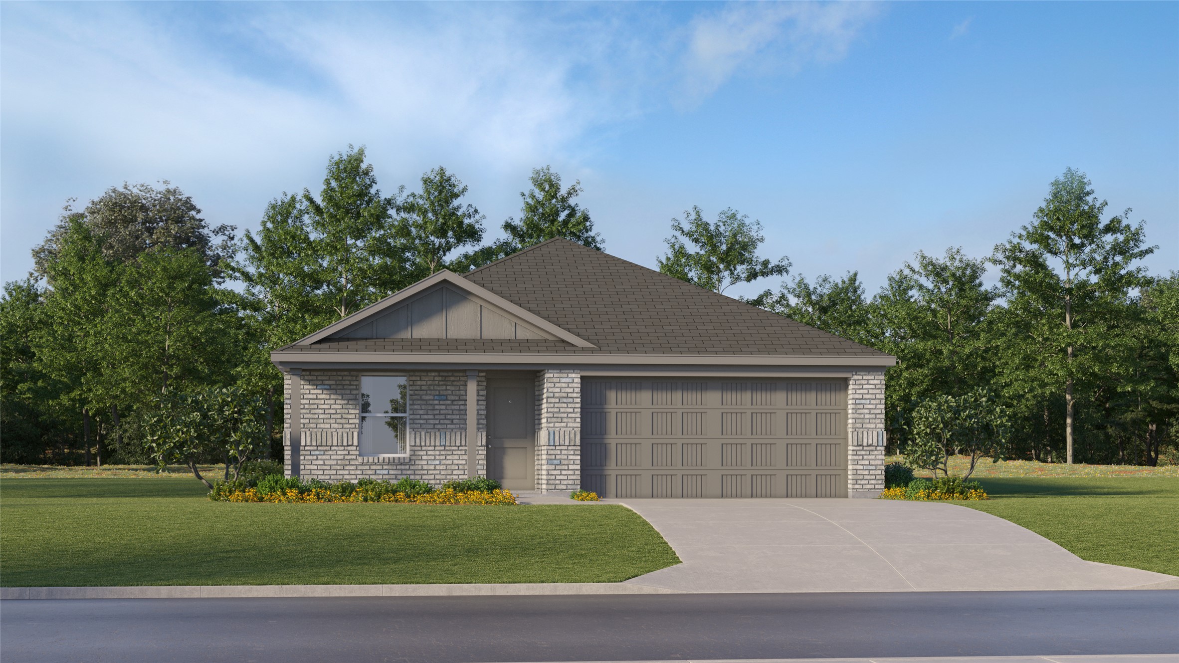 542 Paris Street Maxwell, TX 78656 - Photo 6 of 28 a front view of a house with a yard