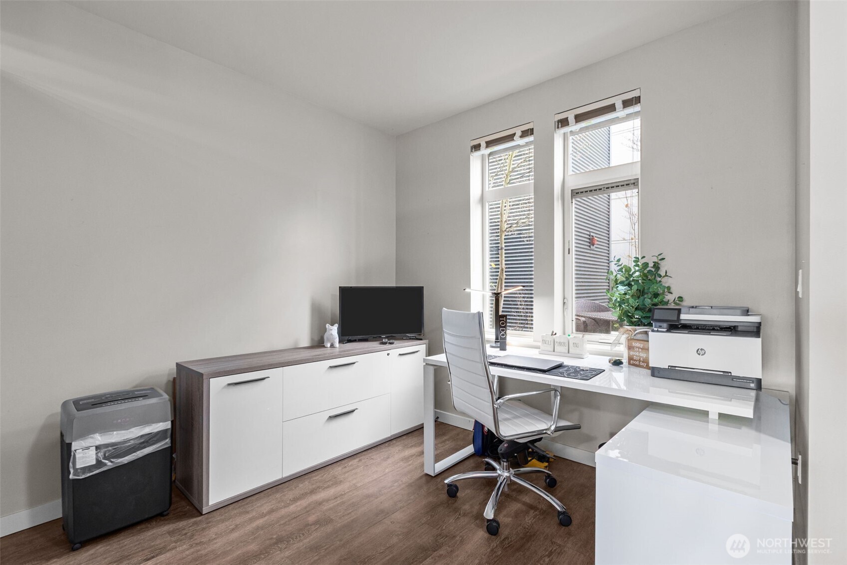 15100 6th Avenue Southwest, Unit 305 Burien, WA 98166 - Photo 17 of 40 a view of a workspace with furniture and a window