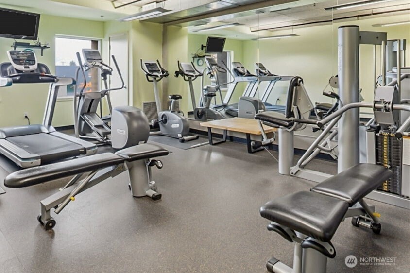 15100 6th Avenue Southwest, Unit 305 Burien, WA 98166 - Photo 38 of 40 a view of a room with gym equipment