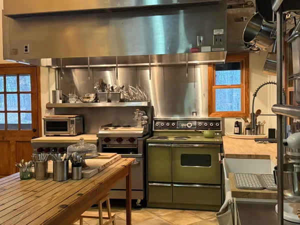 a close view of water heater room