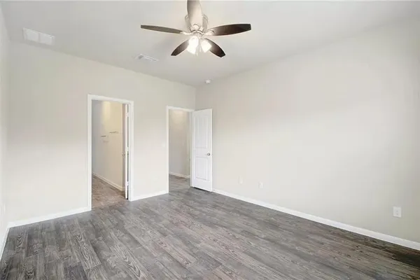 wooden floor in an empty room