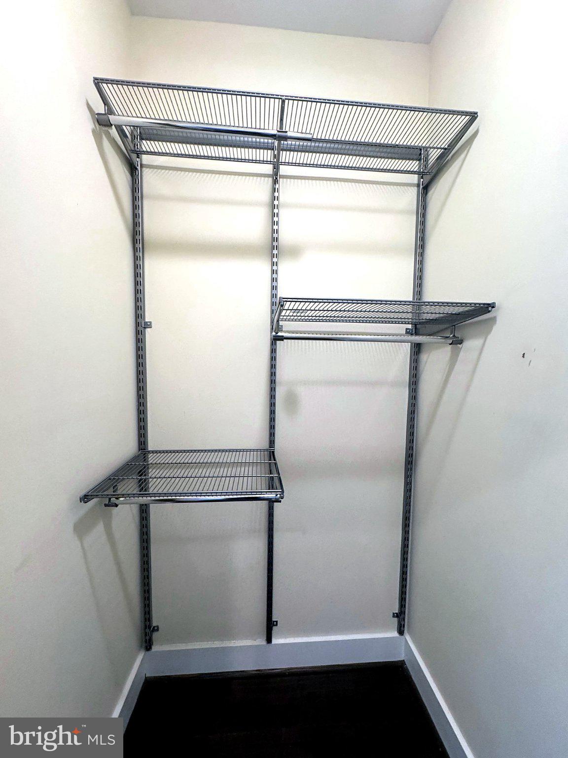 625 Park Road Northwest Washington, DC 20010 - Photo 16 of 22 Sleek metal shelving for organized storage.
