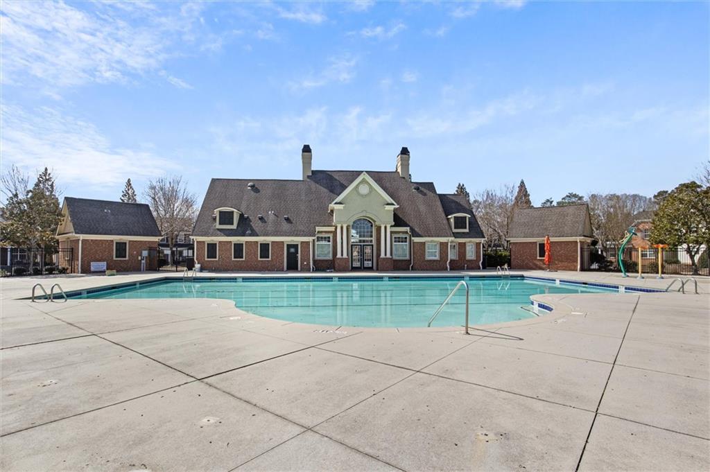 513 Constellation Overlook Southwest Atlanta, GA 30331 - Photo 29 of 32 a view of house with a big yard and large trees