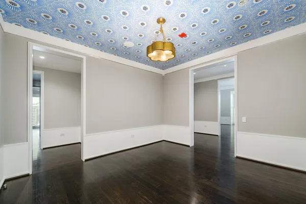 wooden floor in an empty room