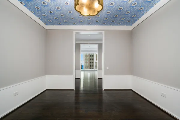wooden floor in an empty room
