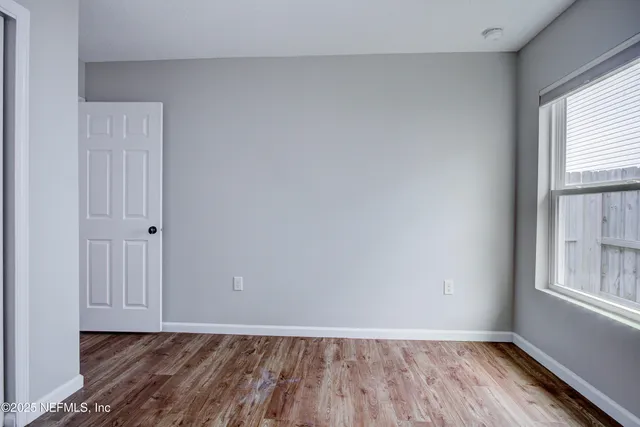 a view of outdoor space with garden