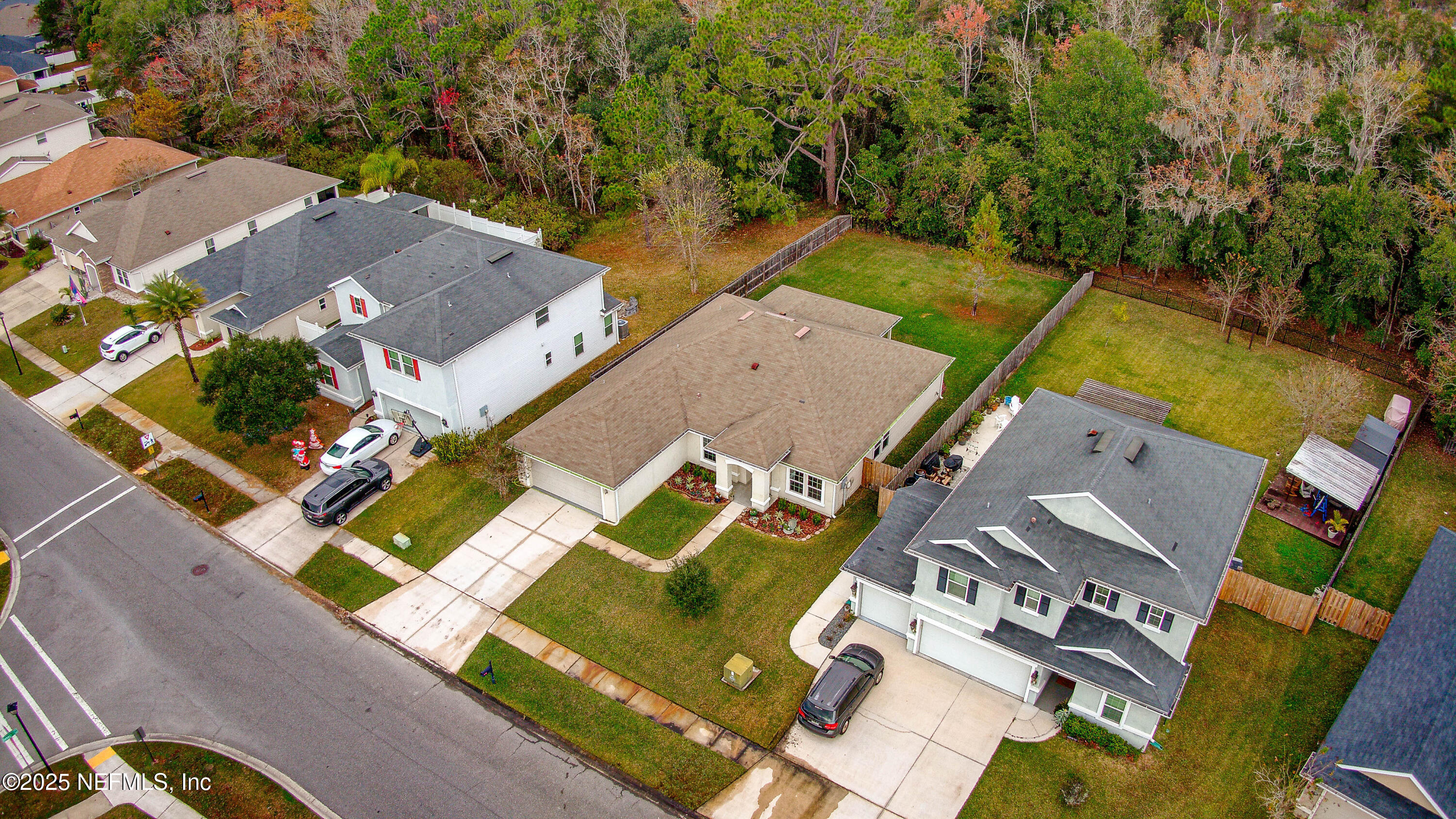 7341 Steventon Way Jacksonville, FL 32244 - Photo 71 of 75 an aerial view of residential house with outdoor space and swimming pool
