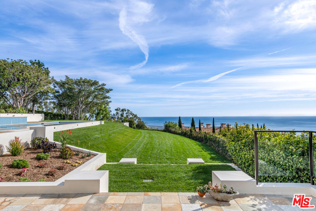27445 Winding Way Malibu, CA 90265 - Photo 15 of 59 a view of a garden with a sitting area