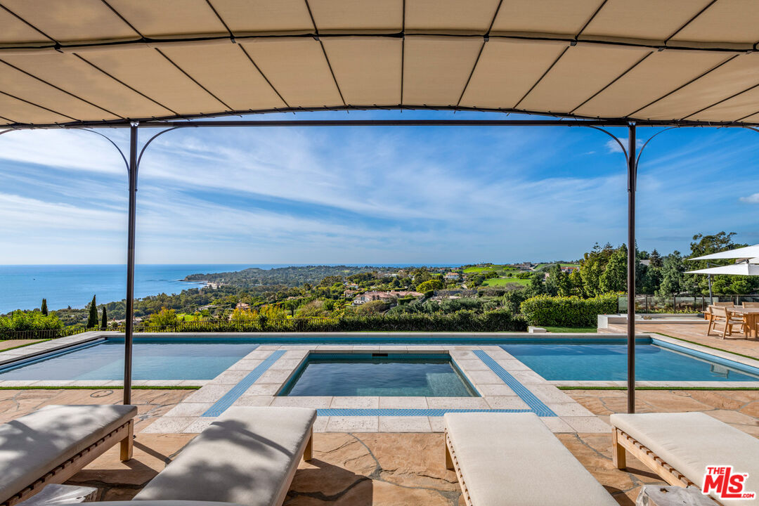27445 Winding Way Malibu, CA 90265 - Photo 20 of 59 a view of swimming pool with seating area