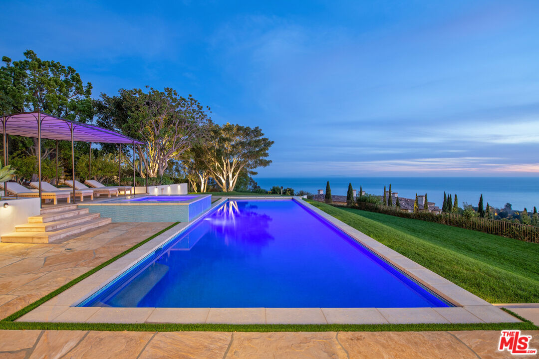 27445 Winding Way Malibu, CA 90265 - Photo 56 of 59 a view of swimming pool with outdoor seating