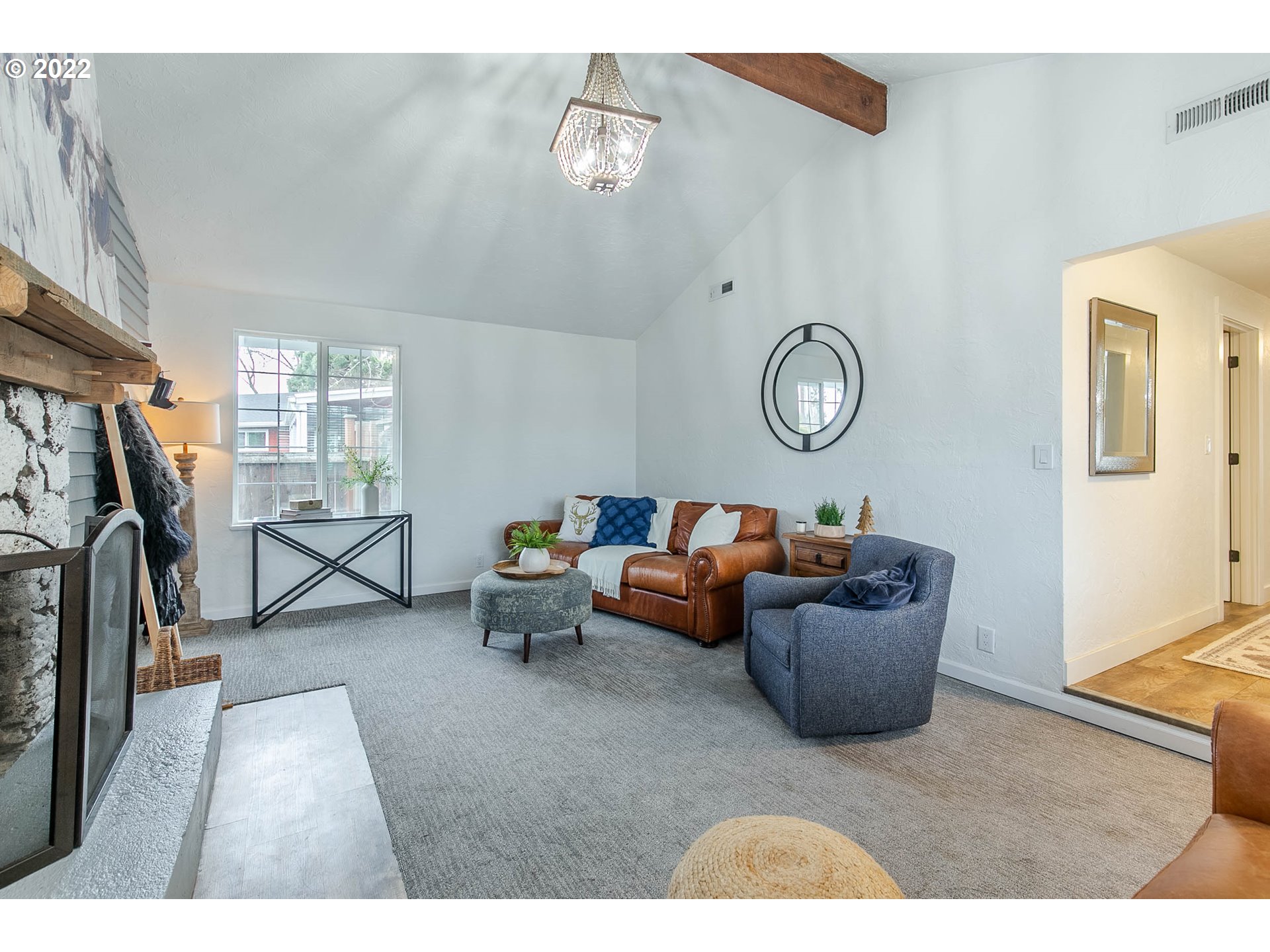 1597 Balboa Street Eugene, OR 97408 - Photo 2 of 27 a living room with furniture a air conditioner and a window