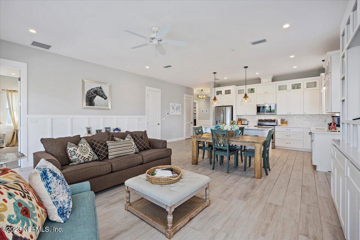 191 Oceanview Drive St. Augustine, FL 32080 - Photo 20 of 50 20-Living Room to Kitchen