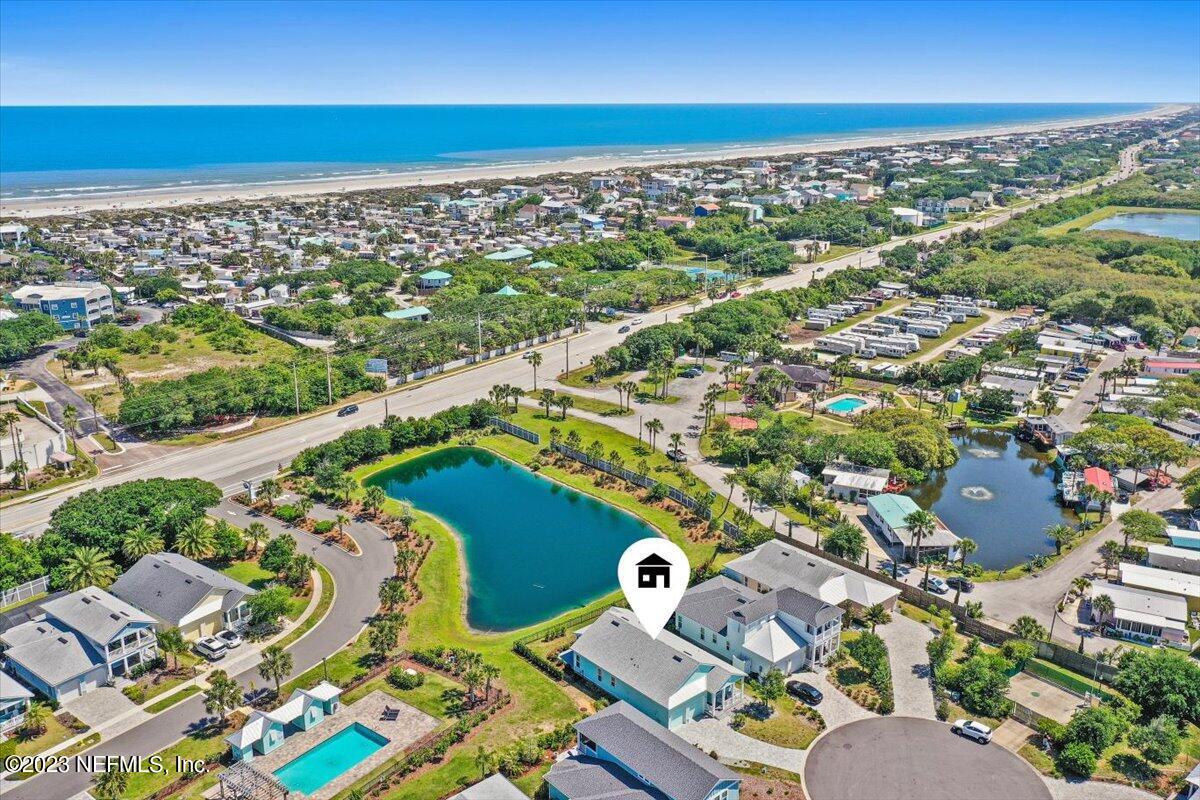 191 Oceanview Drive St. Augustine, FL 32080 - Photo 39 of 50 39-Aerial View to the Ocean