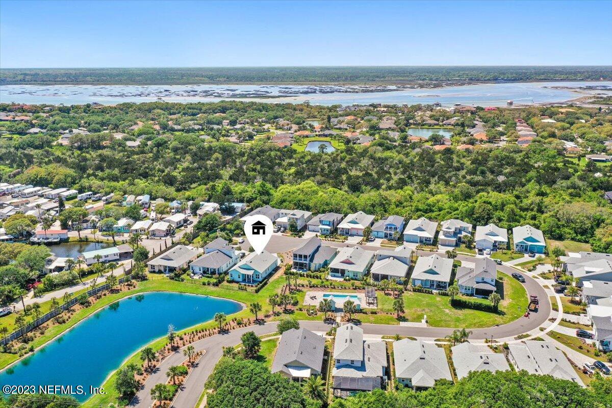 191 Oceanview Drive St. Augustine, FL 32080 - Photo 40 of 50 40-Aerial View West