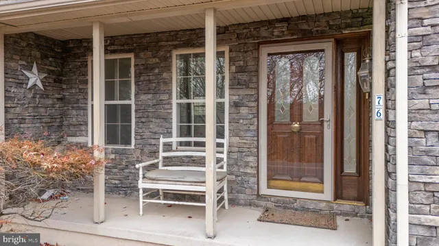 front view of a house with a window