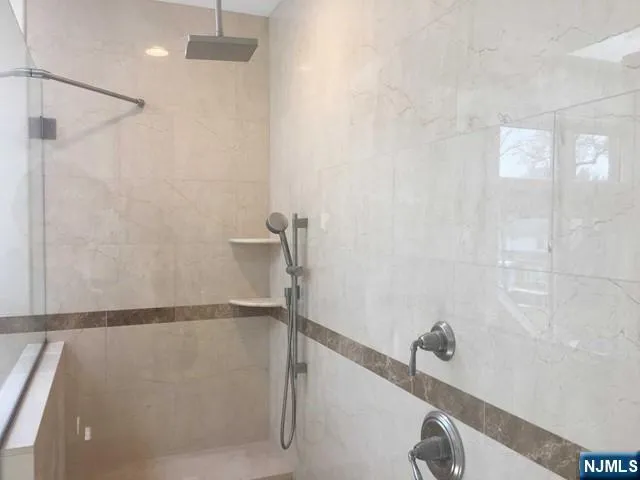 a close view of shower
