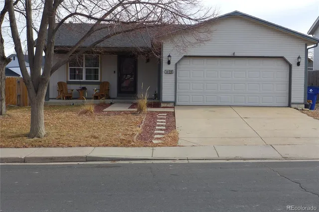 a front view of a house with garage