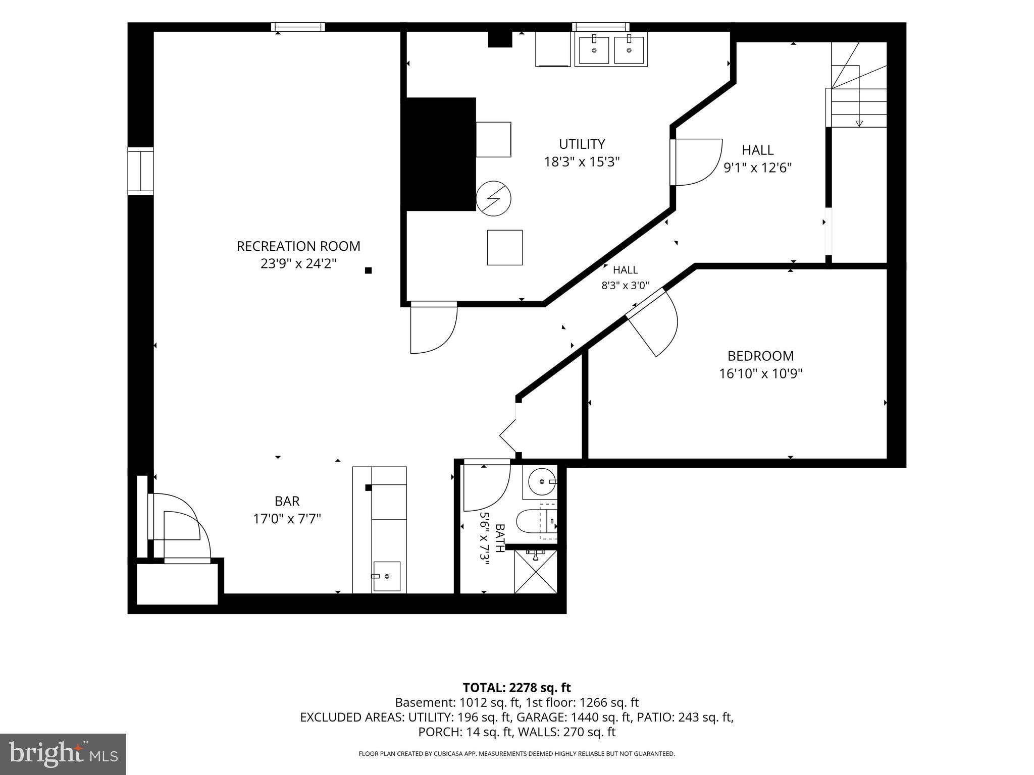 8408 Maryland Road Pasadena, MD 21122 - Photo 47 of 47 Lower Level Floor Plan