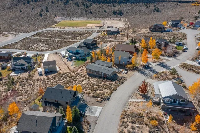 a view of street with houses