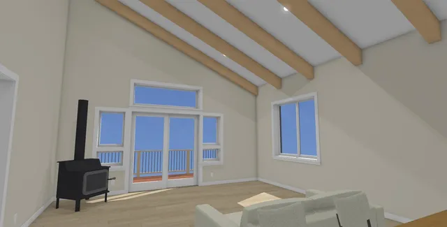 a view of houses with sky view