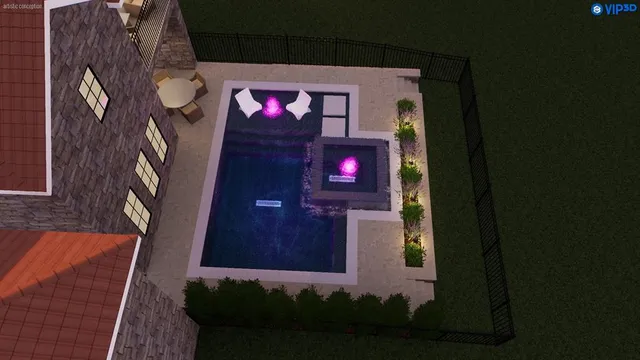 a wooden floor with a table and chairs