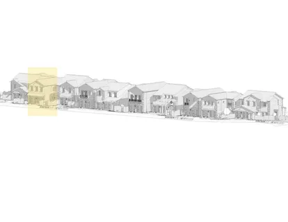 a view of a room with a large window