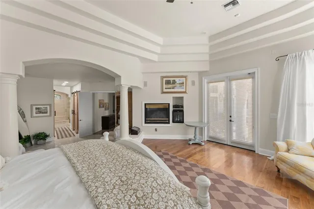 a bathroom with a double vanity sink mirror and double