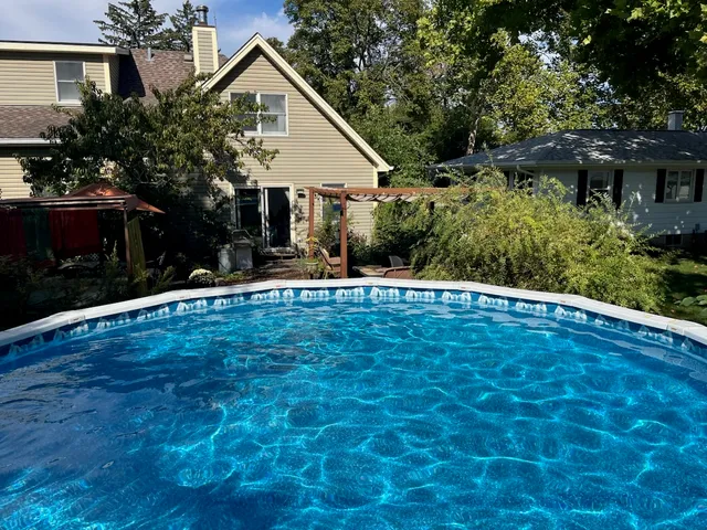 a view of outdoor space yard and deck