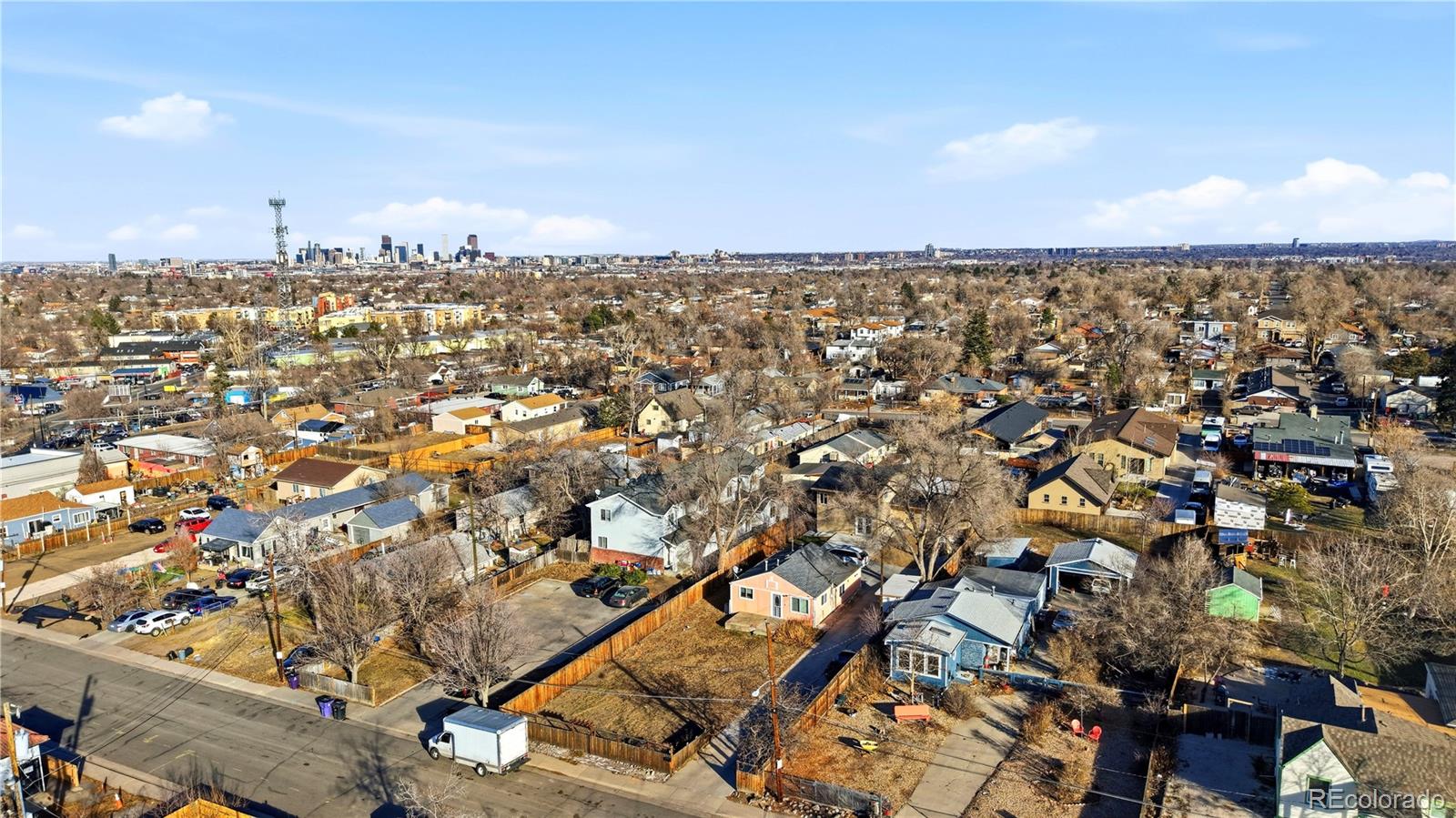 950 South Wolff Street Denver, CO 80219 - Photo 33 of 39 an aerial view of multiple house