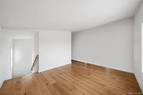 a view of livingroom with hardwood floor and window