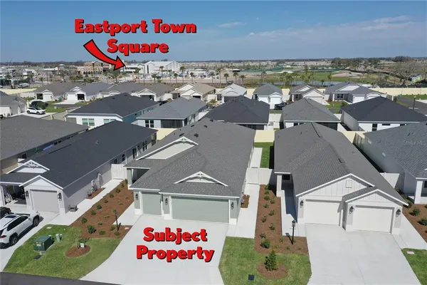 an aerial view of residential houses