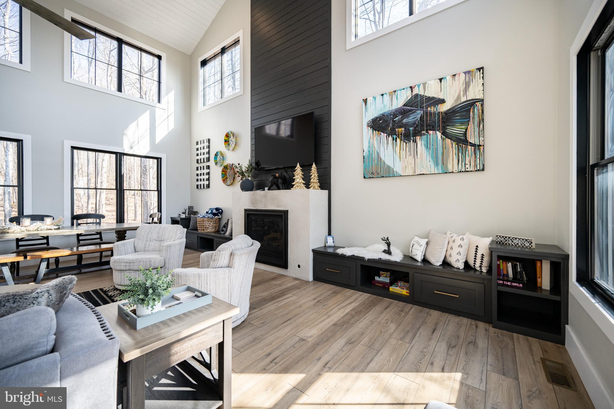 415 Mountaintop Road McHenry, MD 21541 - Photo 38 of 134 a living room with furniture and a wooden floor