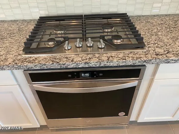 a close view of stove