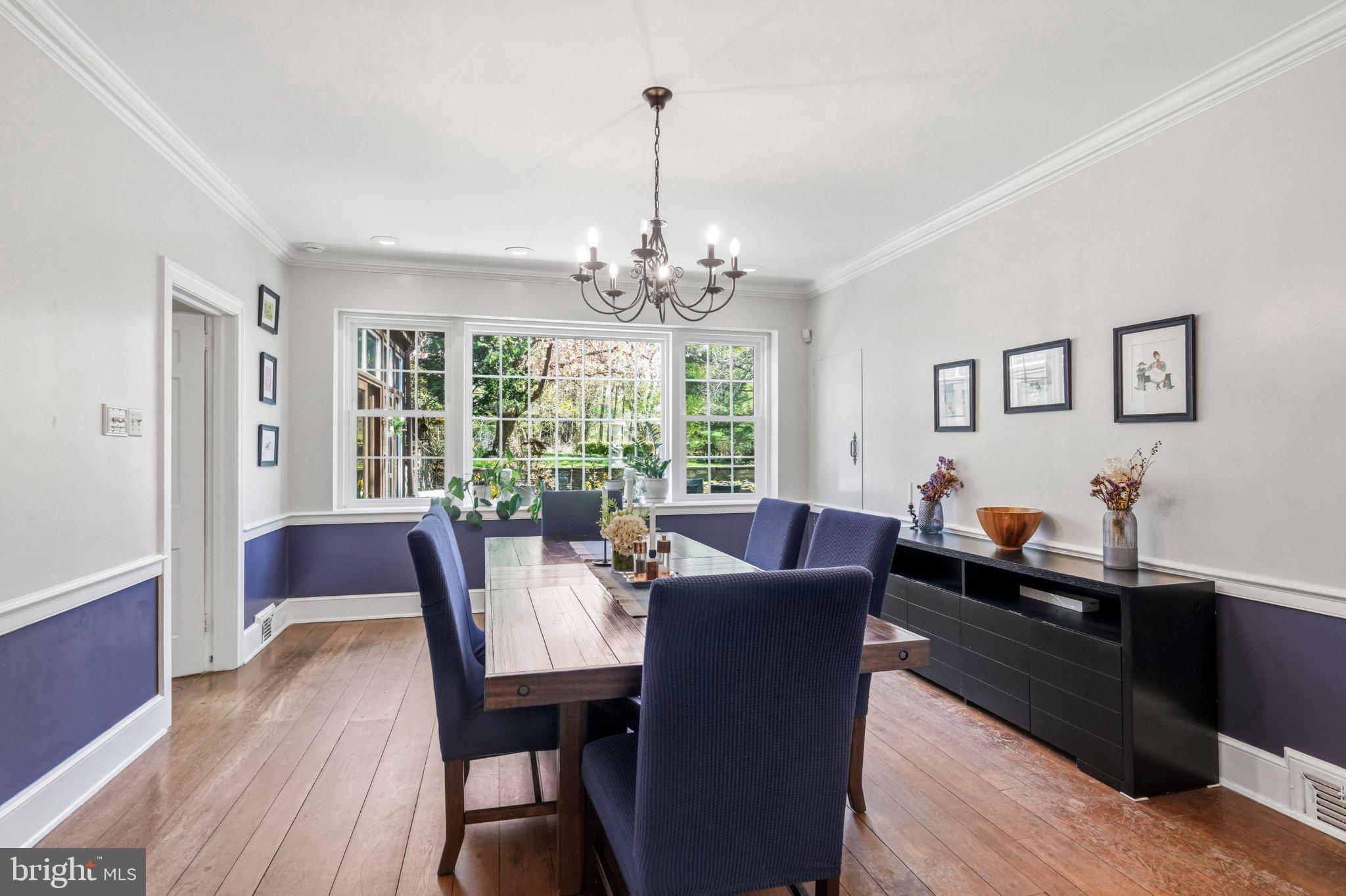1735 Ashbourne Road Elkins Park, PA 19027 - Photo 23 of 82 a view of a dining room with furniture window and outside view