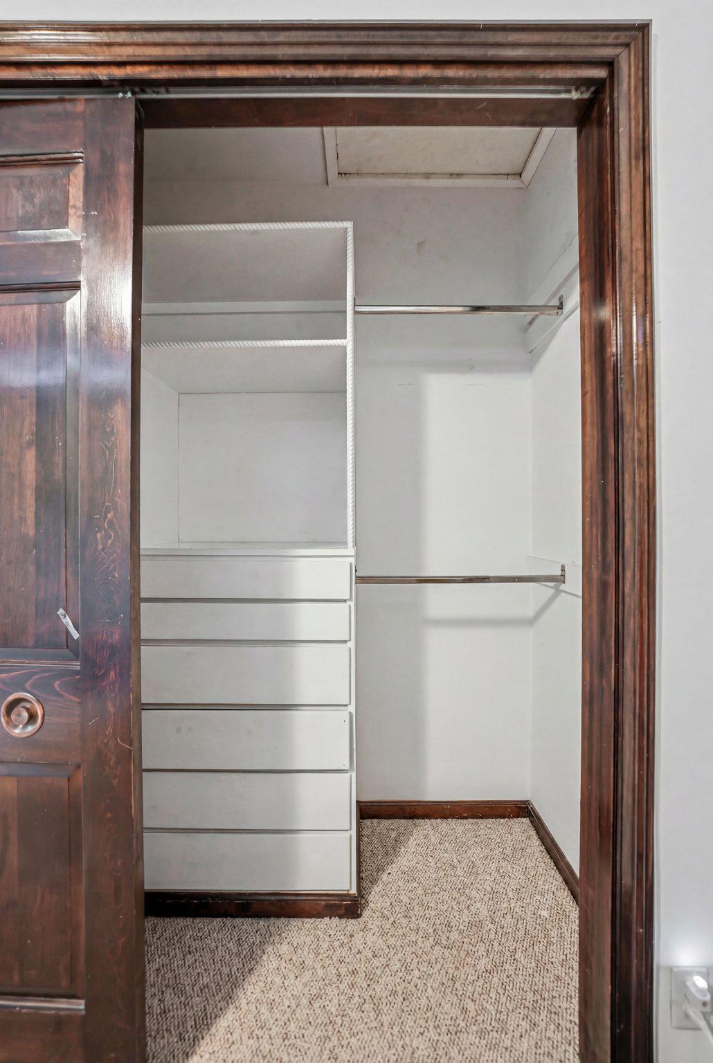 1735 Ashbourne Road Elkins Park, PA 19027 - Photo 45 of 82 Closet with built-in shelves and drawers.